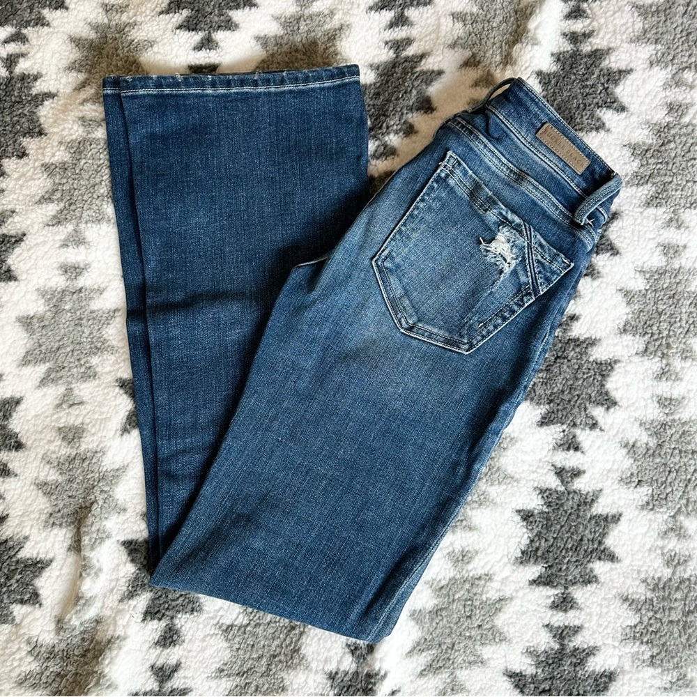 Buckle Black Bootcut Jeans 25x32